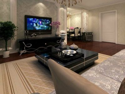 荣府第1城-103㎡-简约风效果图