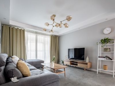 银河领域-123㎡-北欧风效果图