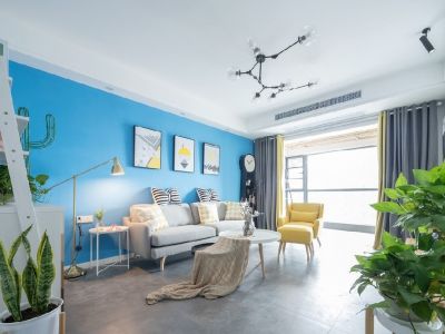 新世界花园-90㎡-北欧风效果图