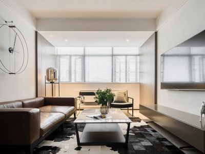 金银湾-125㎡-现代风效果图