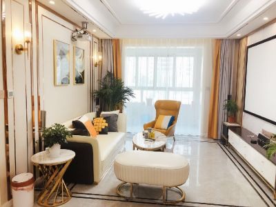 华昱骏景-117㎡-轻奢风效果图