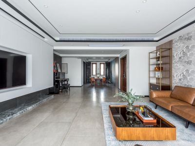 花和小城-113㎡-轻奢风效果图