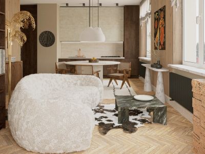 翠湖豪苑-86㎡-复古风效果图