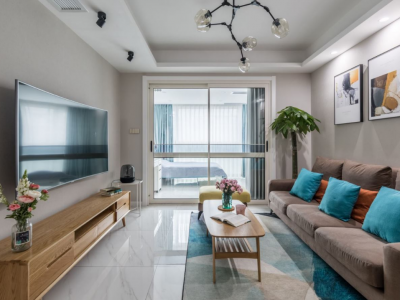 开元盛世和园-102㎡-现代风效果图