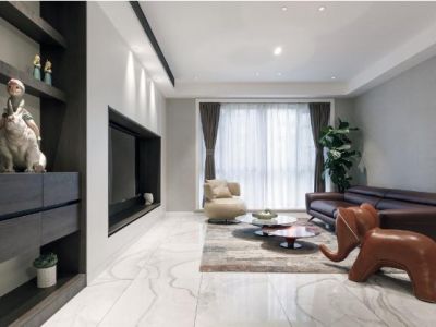 恒昌名门世园143平简约风四居室装修案例