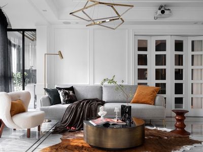 熙山郡-150㎡-法式风效果图