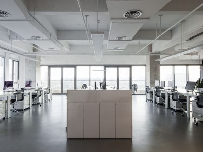 办公室-1500㎡-现代风效果图