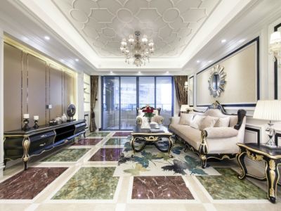 正荣十里江山-140㎡-欧式风效果图