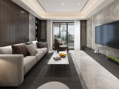 宏帆广场130平现代风三居室案例参考