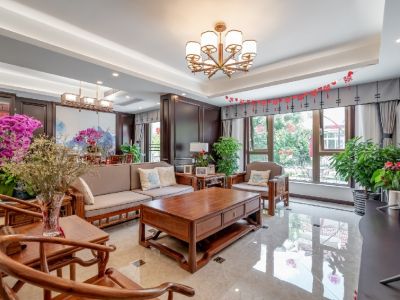 米娅中心-168㎡-中式风效果图