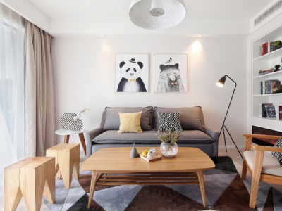 海尔滟澜公馆-120㎡-现代风效果图