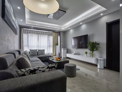 恒大御澜府-103㎡-现代风效果图