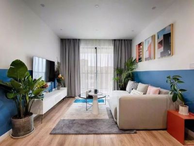 力高澜湖御景-88㎡-现代风效果图