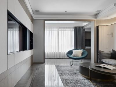 云龙观邸-100㎡-现代风效果图