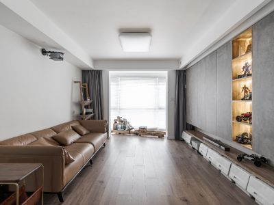 华沁家园-130㎡-现代风效果图