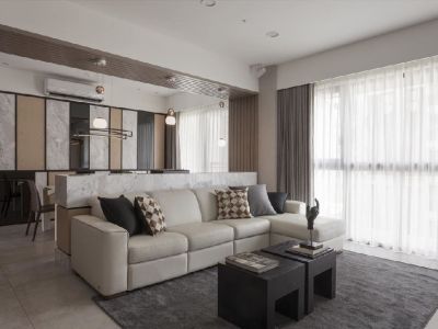 芳华路-169㎡-现代风效果图