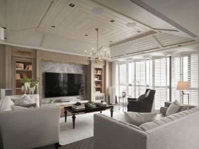 明申花园-420㎡-美式风效果图