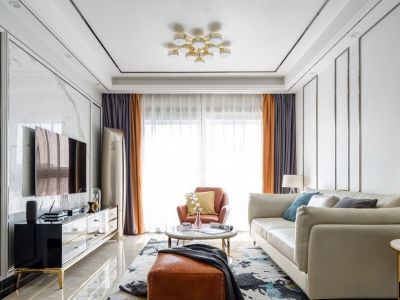 安泰华庭-125㎡-轻奢风效果图