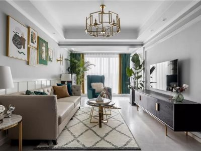 朝阳民惠城-129㎡-北欧风效果图