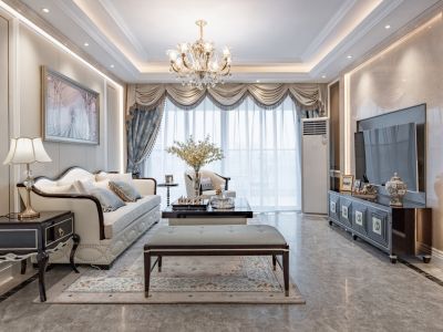 世通格林兰郡-141㎡-法式风效果图