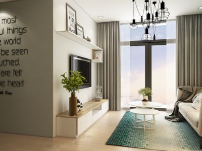 五矿万境水岸-115㎡-北欧风效果图