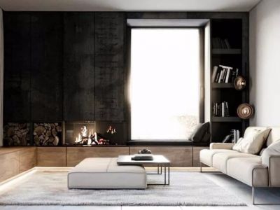 蔚蓝四季花园-124㎡-北欧风效果图