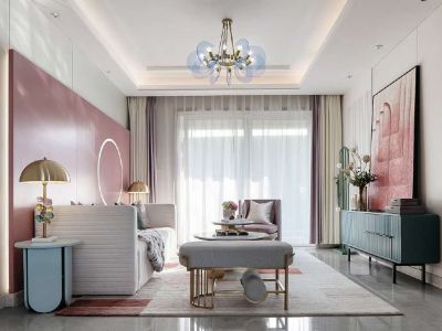 恒大名都-109㎡-北欧风效果图