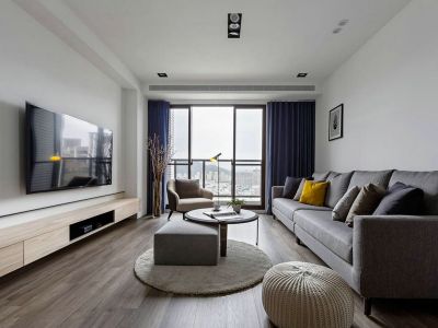 御景龙城-102㎡-现代风效果图