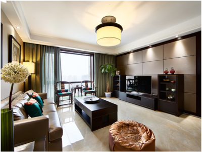 金泰尚城-140㎡-现代风效果图