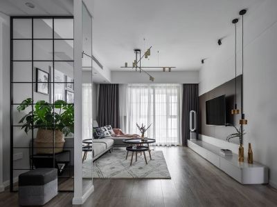 碧桂园-88㎡-北欧风效果图