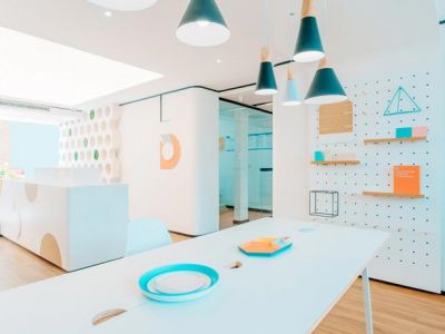 小型早教中心-250㎡-现代风效果图