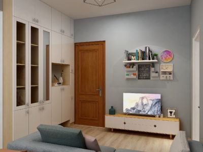 智慧城-51㎡-现代风效果图