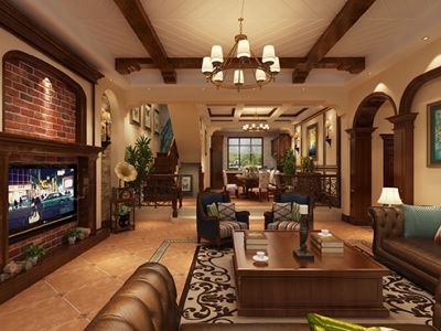 樾府220平四居雅典美式风格在希腊