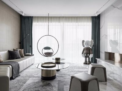 瑞赛居圣苑-135㎡-现代风效果图