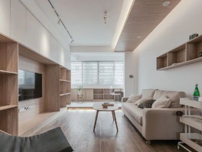 艺格春天-95㎡-日式风效果图