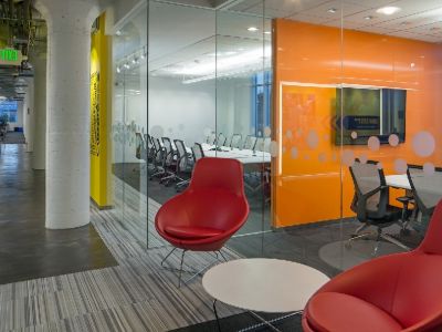 办公室-360㎡-现代风效果图