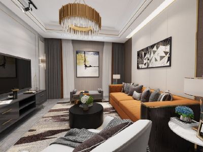 万科新都会 -96㎡-混搭风效果图