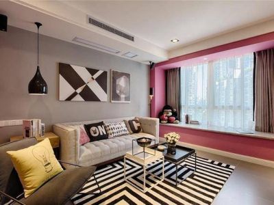 保利西山林语-105㎡-现代风效果图