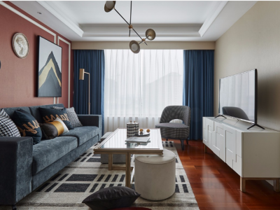 泽科星城·凌云御府-102㎡-混搭风效果图