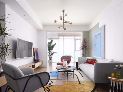 威新·晟璟-65㎡-北欧风效果图