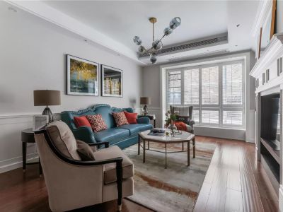 阿尔卡迪亚-123㎡-美式风效果图