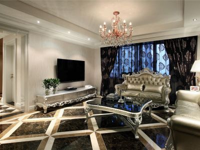 翡翠一品-147㎡-新古典风效果图