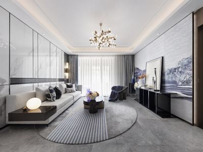 开维生态城-165㎡-轻奢风效果图