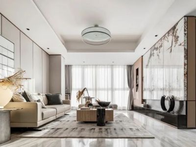 保利六千树-125㎡-轻奢风效果图