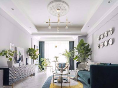 双清家苑-100㎡-轻奢风效果图