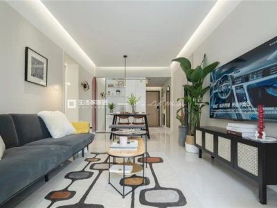 海景文苑-108㎡-北欧风效果图