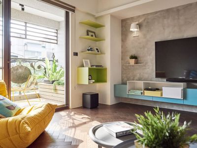 金龙湾小镇-105㎡-现代风效果图