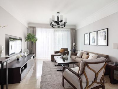 金地金茂正荣悦风华-126㎡-中式风效果图