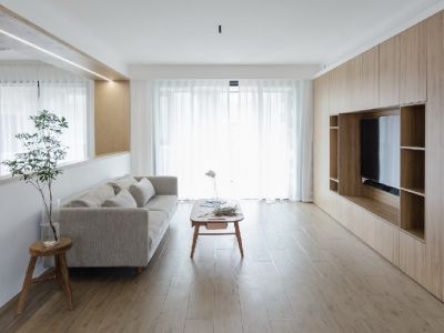 利港银河之光-120㎡-日式风效果图