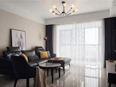 檀香花园-122㎡-现代风效果图